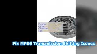 MPS6 6DCT450 변속기 문제 수정 재제조 클러치