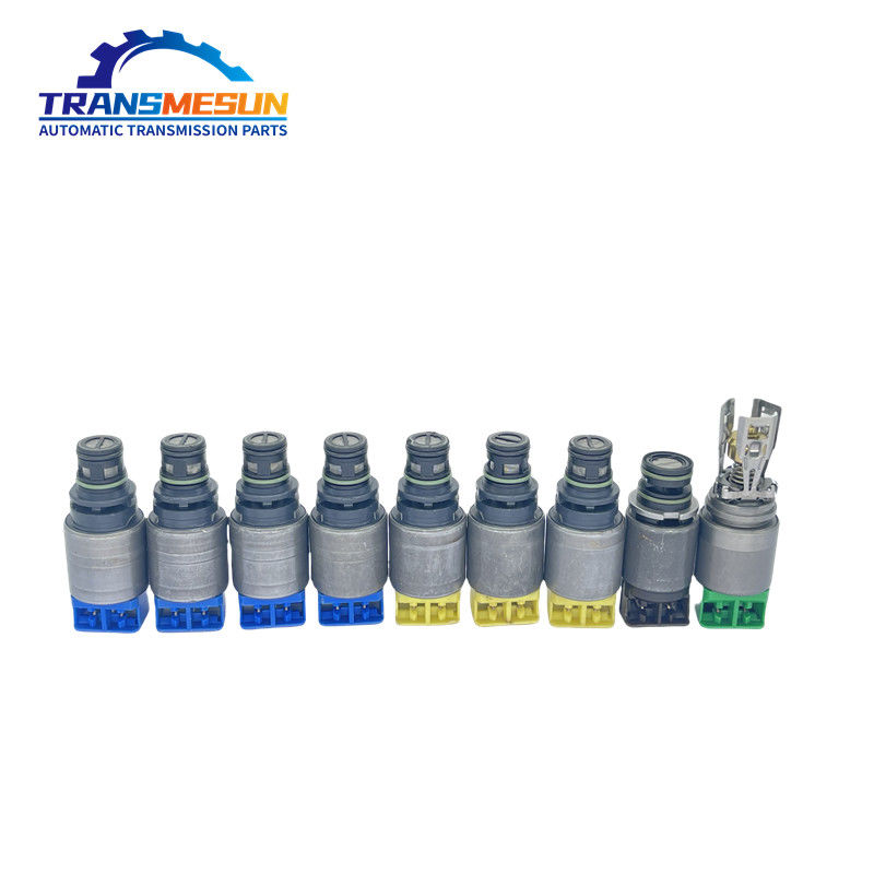 Transmesun 자동 변속기는 OE의 BMW 3 시리즈 F30에 8HP-50의 9 개의 소레노이드 밸브 수리 키트 세트로 제공됩니다. 0501221287